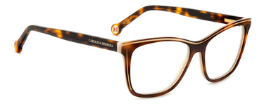 Designer Women Carolina Herrera Eyeglasses: HER 0172 - Havana White(2)- SpecSMART Eye Clinic (Diagonal View)